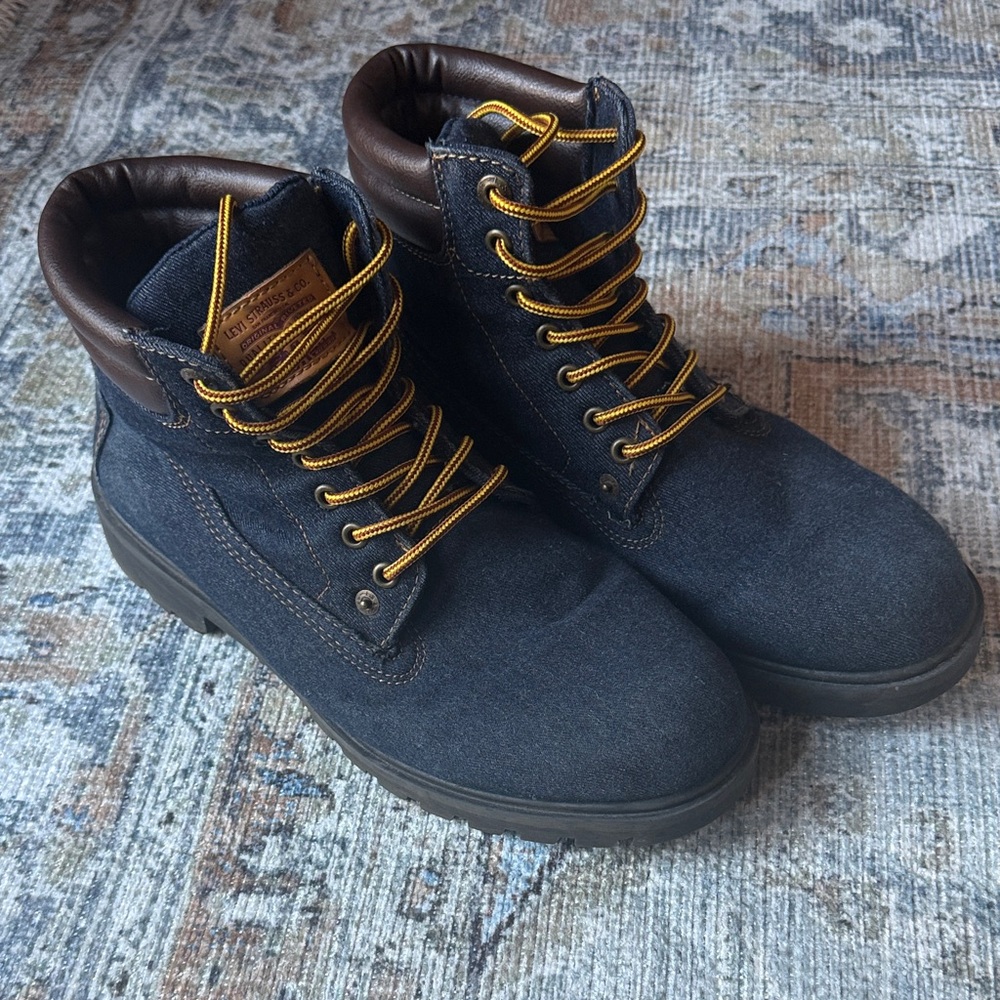 Men's Levi’s Denim and Brown Boots